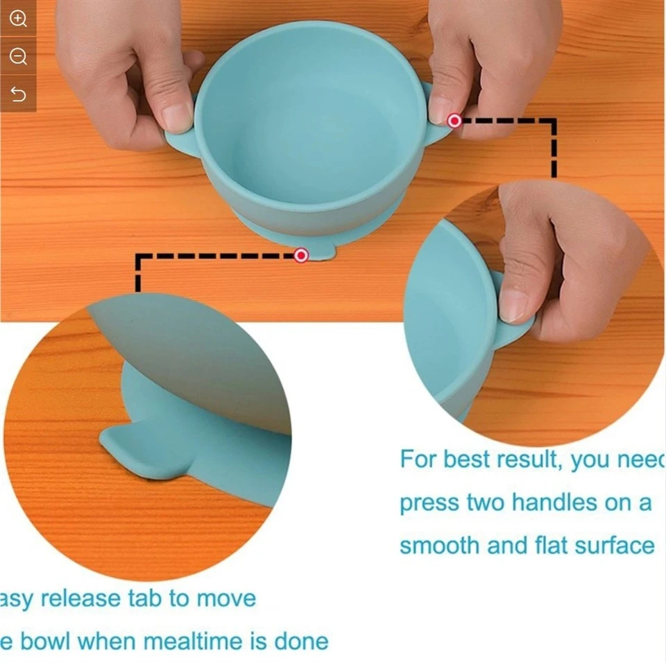 Baby Silicon Sunction Bowl manufacturer 
